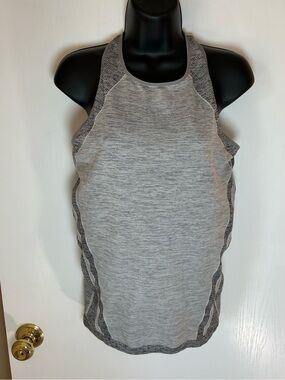 Athleta Agile Color Block Tank Gray Size Medium
